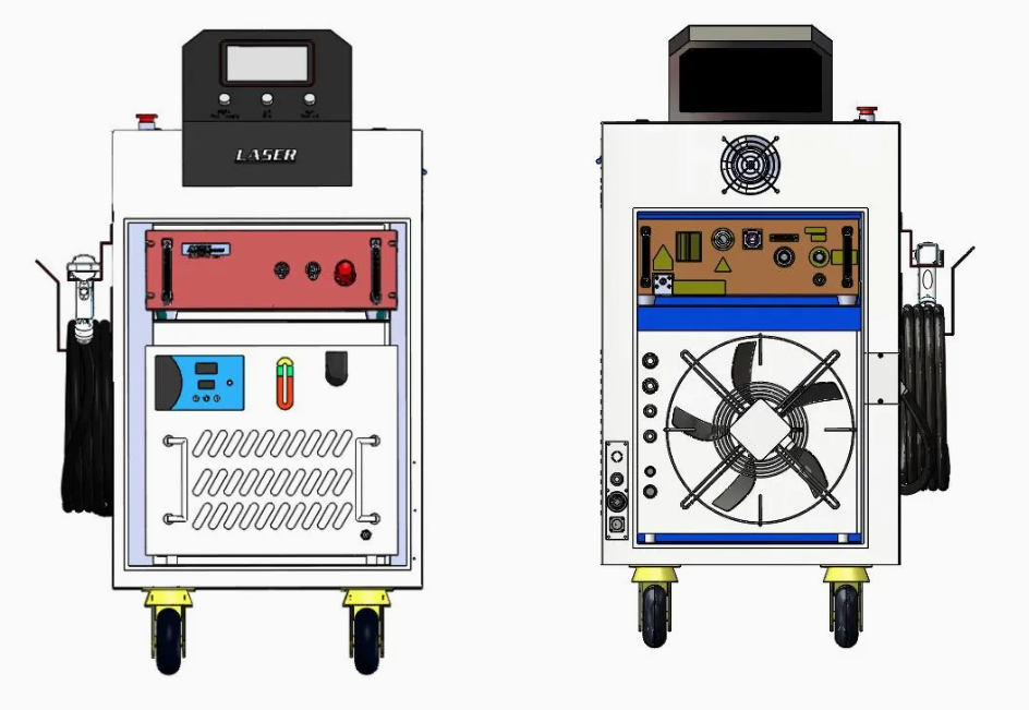 Handheld Laser Cleaning Machine for Metal Rust Removal